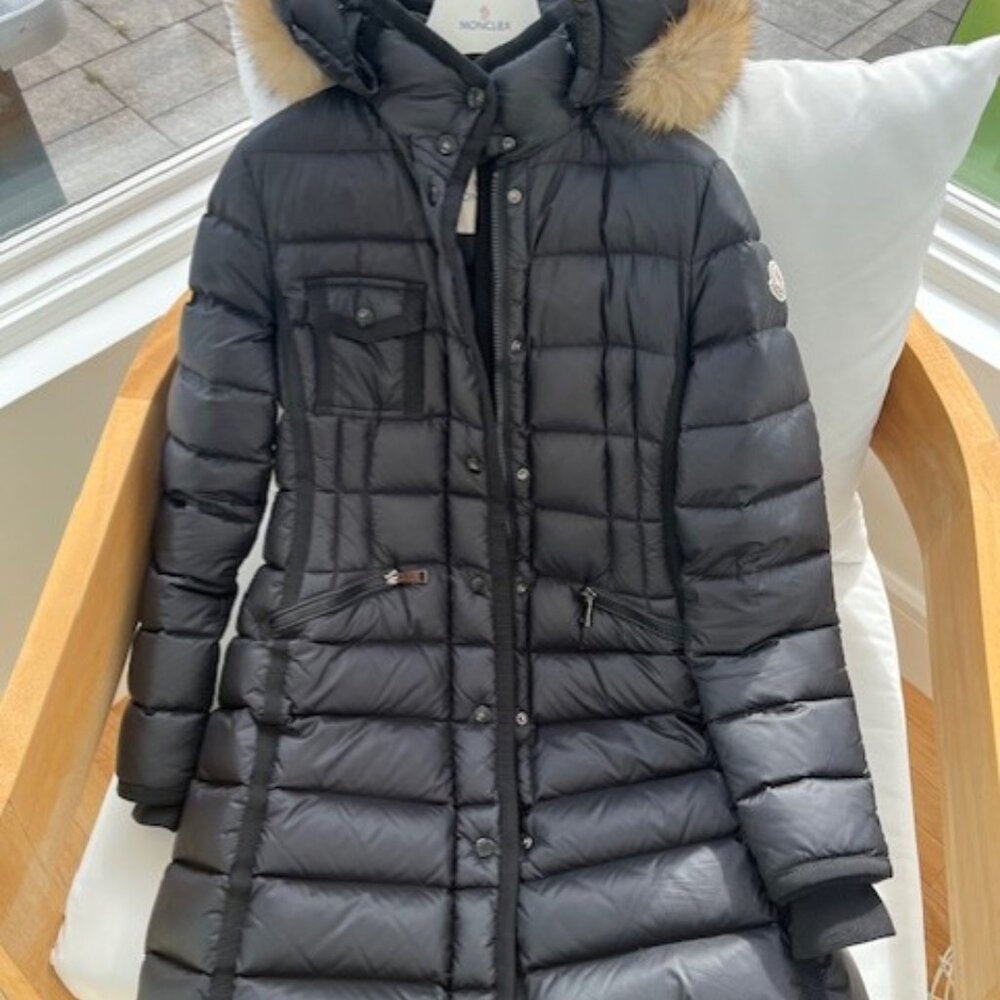 Hirmafur Hooded Fur Long Down Jacket